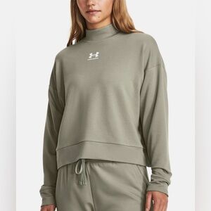 Under Armour Women's Rival Terry Mock Crew